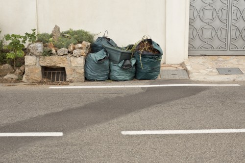 Professional team handling house clearance in Docklands