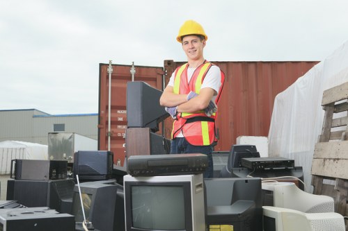 Recycling furniture materials to reduce environmental impact.